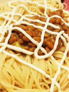 たらこ納豆マヨパスタ-レシピのメイン写真