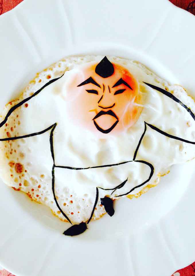 目玉焼きアートで笑顔に☆-レシピのメイン写真