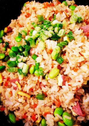 枝豆とスパムのチャーハン-レシピのメイン写真