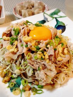 時短簡単♪やわらか豚しゃぶの冷やし蕎麦-レシピのメイン写真