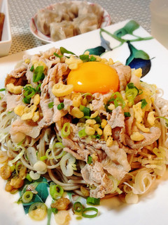 時短簡単♪やわらか豚しゃぶの冷やし蕎麦-レシピのメイン写真