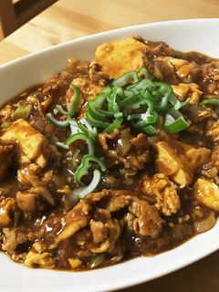 ジューシー!豚こまで作る麻婆豆腐!-レシピのメイン写真