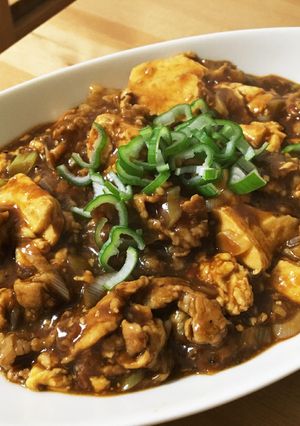 ジューシー！豚こまで作る麻婆豆腐！-レシピのメイン写真