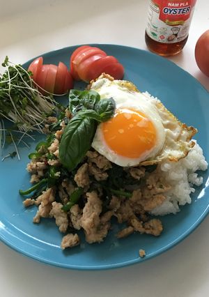 ナンプラーと砂糖だけで作る！ガパオライス-レシピのメイン写真