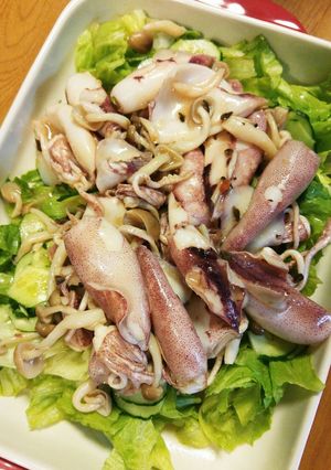 ひいかとしめじの簡単サラダ-レシピのメイン写真
