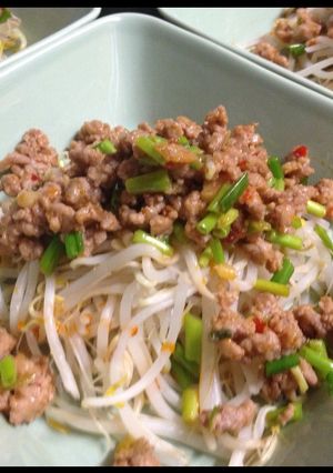 黒豆もやしの汁なし担々麺風-レシピのメイン写真
