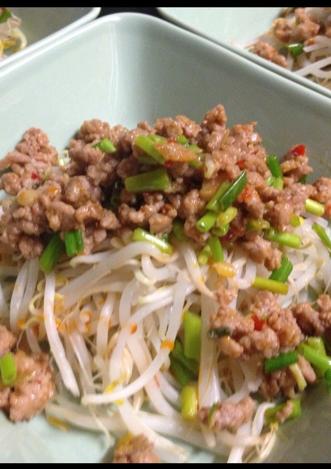 黒豆もやしの汁なし担々麺風-レシピのメイン写真