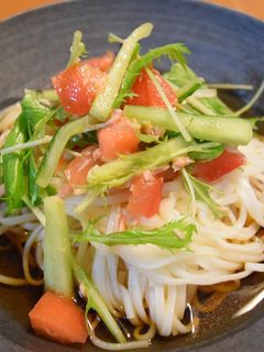 さっぱり! サラダ冷麦-レシピのメイン写真