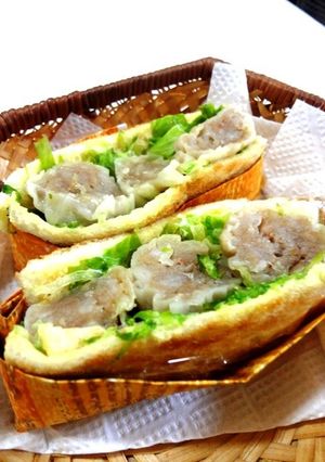 焼売サンド-レシピのメイン写真