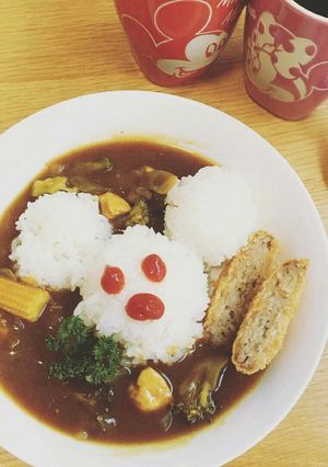 ミッキーカツカレー-レシピのメイン写真