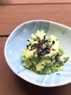 ゴーヤの塩昆布マヨ和え-レシピのメイン写真