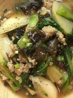 ほっこり!蕪と青梗菜の中華風そぼろあん煮-レシピのメイン写真