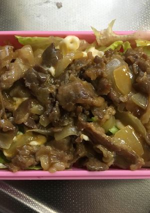 豚バラと玉葱のハニー焼肉丼★-レシピのメイン写真
