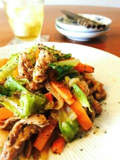 話題入感謝☆鶏肉のバターポン酢炒め-レシピのメイン写真