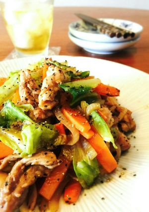 話題入感謝☆鶏肉のバターポン酢炒め-レシピのメイン写真