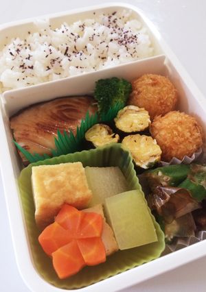 毎日男弁当⁂銀鱈の照り焼き弁当-レシピのメイン写真
