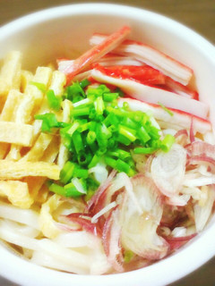 夏!きざみあげの冷やしきつねうどん弁当-レシピのメイン写真