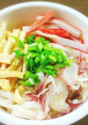 夏！きざみあげの冷やしきつねうどん弁当-レシピのメイン写真