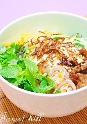 パリ風ベトナム冷やし混ぜ麺☆ボブン-レシピのメイン写真