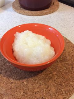 離乳食 お鍋で米から作るお粥(5倍粥)-レシピのメイン写真