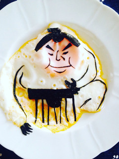 目玉焼きアートで笑顔に☆②-レシピのメイン写真