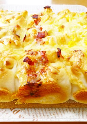 夏休みランチ！３つの味のピザ☆ちぎりパン-レシピのメイン写真