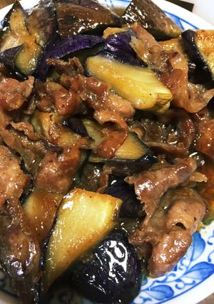 アレルギー対応 ナスと豚肉の炒め物-レシピのメイン写真
