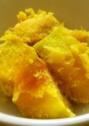 水なしでホクホク♪レンジでかぼちゃの煮物-レシピのメイン写真