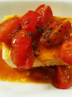 簡単♥冷奴トマトソースがけ-レシピのメイン写真
