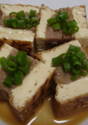 生揚げの肉詰めステーキ♪-レシピのメイン写真