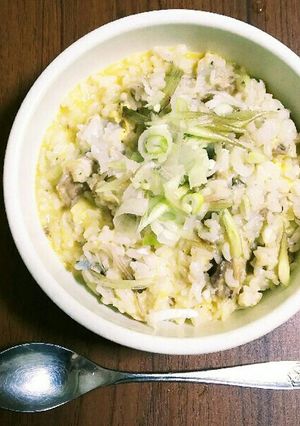 鯖缶の卵雑炊-レシピのメイン写真