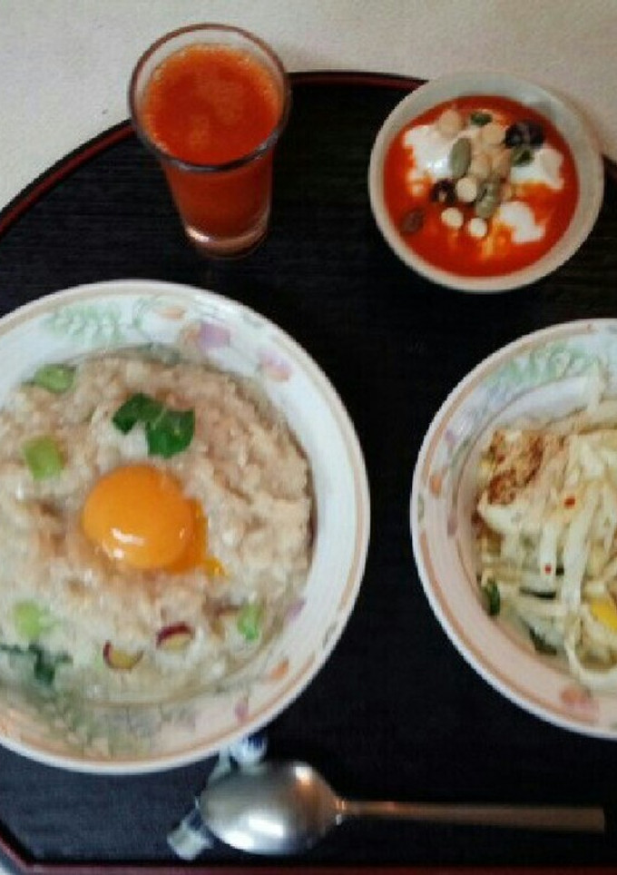 朝粥定食（血管ダイエット食853）-レシピのメイン写真
