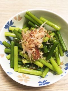 ニンニクの芽のおひたし-レシピのメイン写真