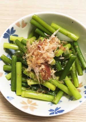 ニンニクの芽のおひたし-レシピのメイン写真