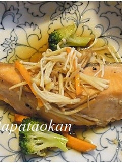 鮭とキノコのバター醤油-レシピのメイン写真