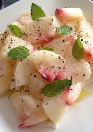 桃モッツァレラ♬-レシピのメイン写真