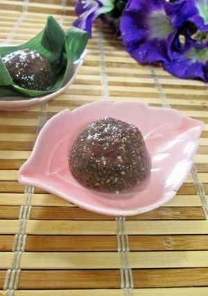 ゼラチンで♬チアシード水まんじゅう-レシピのメイン写真