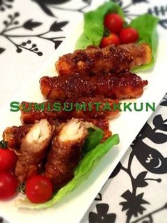 節約‼︎竹輪とエリンギの肉巻きソテー♪-レシピのメイン写真