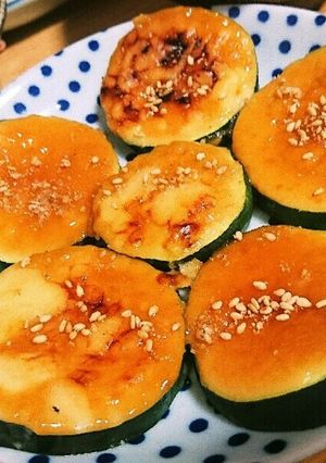 絶品簡単ズッキーニのチーズ味噌焼き-レシピのメイン写真