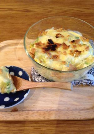 アボカドグラタン♡卵&豆腐で高蛋白質！！-レシピのメイン写真
