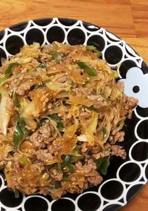 挽肉で簡単チャプチェ-レシピのメイン写真