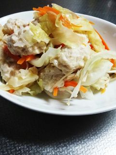 とりひき肉だんごと蒸し野菜-レシピのメイン写真