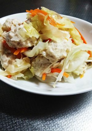とりひき肉だんごと蒸し野菜-レシピのメイン写真