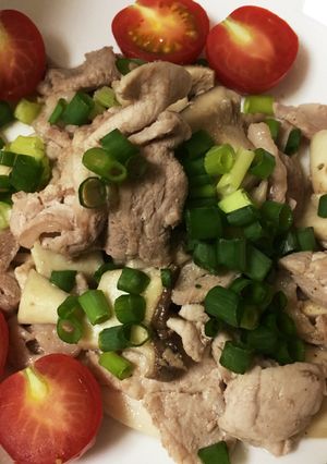 豚肉とエリンギとたまーにトマト-レシピのメイン写真