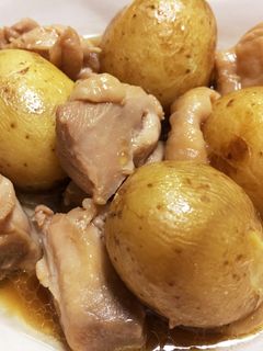 新じゃがと鶏肉!ぱくぱく食べれる甘辛煮♪-レシピのメイン写真
