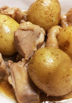 新じゃがと鶏肉！ぱくぱく食べれる甘辛煮♪-レシピのメイン写真