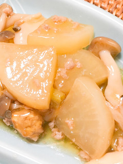 大根としめじの豚挽肉煮-レシピのメイン写真