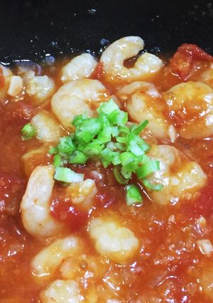 簡単!本格ヘルシーエビチリ-レシピのメイン写真