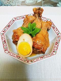 手羽元の酢醤油煮-レシピのメイン写真