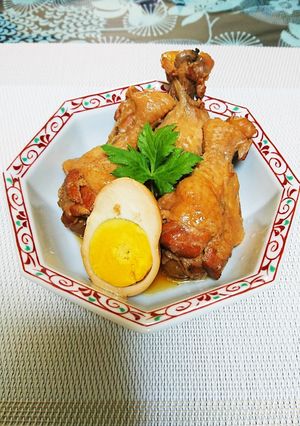 手羽元の酢醤油煮-レシピのメイン写真